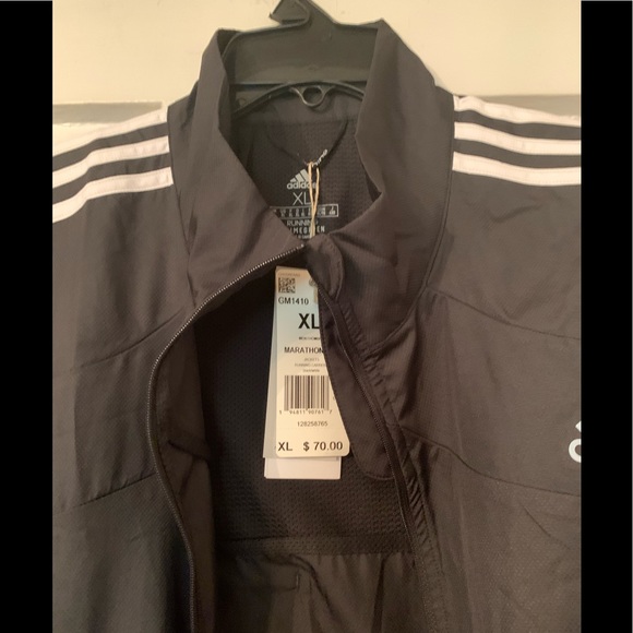 Adidas NWT Marathon Running Jacket - Picture 5 of 7